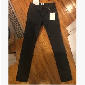 Acne Washed Black Skinny Jeans